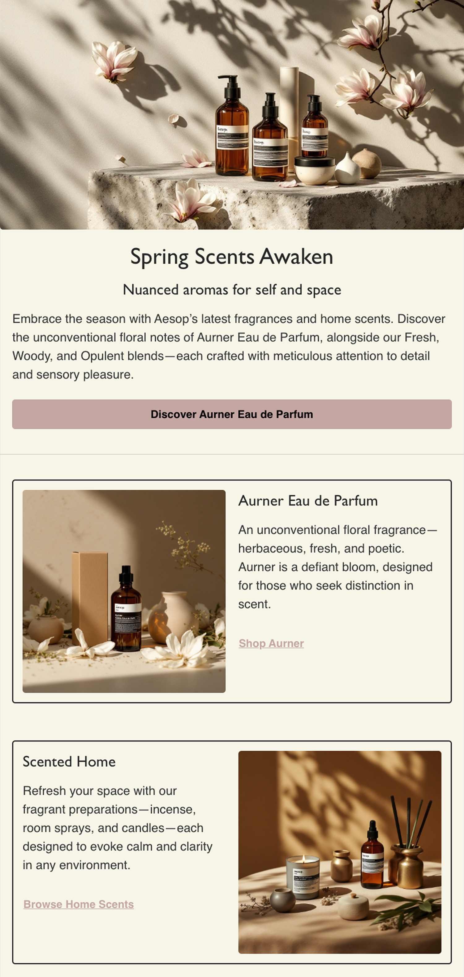 Email template
