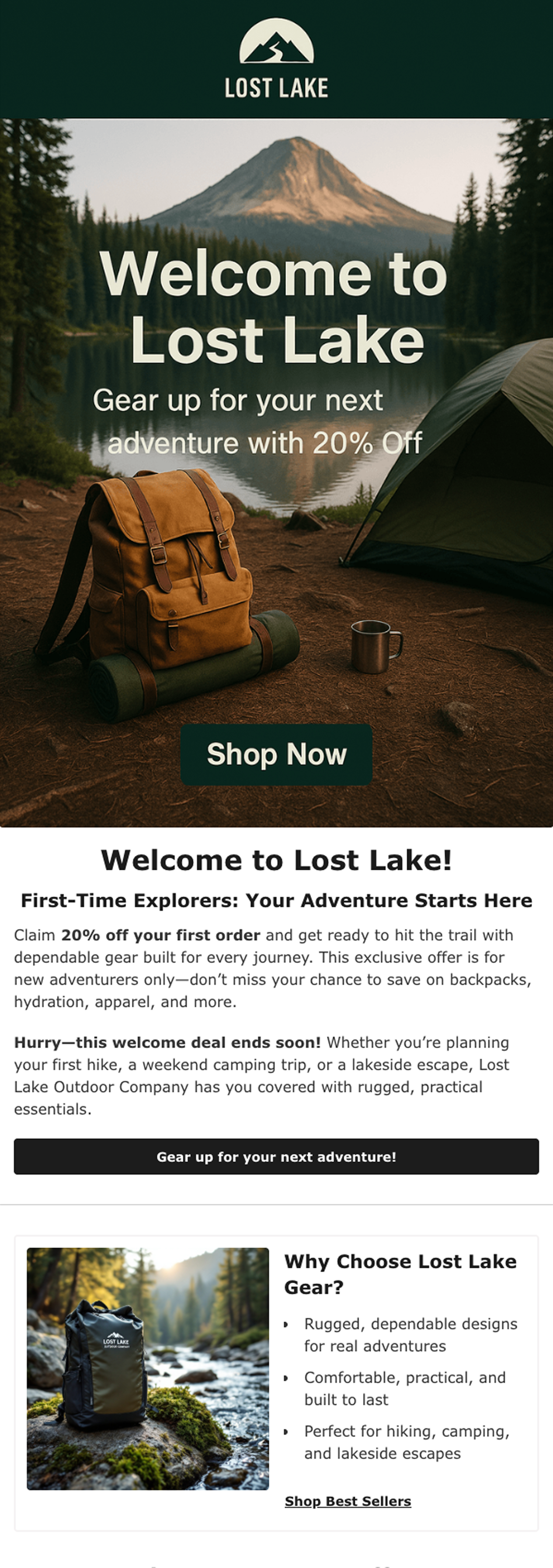 Email template